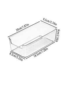 11/10/8/3/1pc-Transparent Nail Art Storage Box, Square Plastic Bracelet Storage Box, Acrylic Bracelet Storage Box, Multi-Functional Dust-Proof Jewelry Accessories Storage Box, Suitable For Organizing Pearls, Jewelry, Earrings, Necklaces, Bracelets, Etc. - Multicolor - View 21