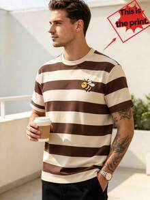 Men T-Shirts - Khaki - View 3