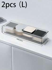 1/2/5/7/10/11 Pcs Multi-Functional Transparent Plastic Drawer Storage Box Set, Ideal For Cosmetic Storage And Bathroom Organization, Available In Multiple Sizes To Fit Every Room, Perfectly Fits Vanity And Bathroom Drawers, Stylish Cosmetic Display Rack, Enhances Home And Bedroom Decor, Perfect Holiday Gift Choice, Thanksgiving And Christmas Gift, Thoughtful New Year Gift, Unique Gift Box For Girlfriend, Essential Storage Solution For A Tidy And Stylish Home. - Clear - View 16