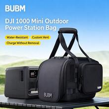 1pc Waterproof Portable Power Station Storage Bag, Compatible With DJI Power 1000 Mini, Shockproof Carry Case With Detachable Accessory Pouch For Camping Outdoor Travel - View 1