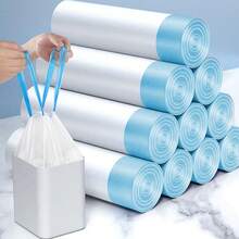 100 Pcs Extra Large Cat Litter Bags - Leak-Proof Cat Litter Box Liners, Thickened Drawstring Cat Litter Bags, Suitable For Automatic Cat Litter Boxes, Deodorizing Disposable Cat Litter Bags, 5 Rolls - 5 Volumes, 100 Pieces - View 3