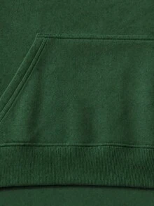 Plus Size Sweatshirts & Hoodies - Army Green - View 9