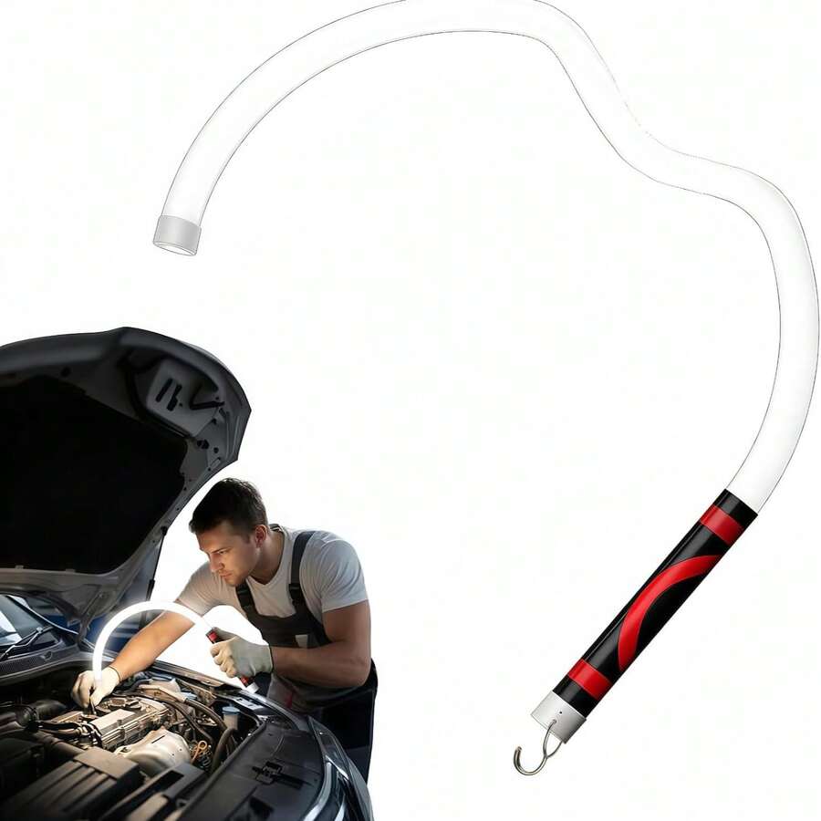 Flexible LED Flashlight Stick, 30" Bendable Work Light Rechargeable High Lumen Professional Light 3 Lighting Modes Automotive Illumination Tool For Mechanic Car Repairs - Star - View 1