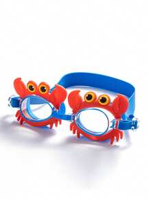 Children's Cartoon Swim Goggles, High-Definition Swim Goggles; Suitable For Swim Training, Beach Vacations, And Gifts For Children. - Blue - View 6