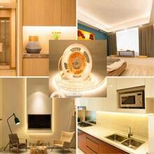 LED High Brightness Yard Decorative Light Strip, Flexible LED Light Strip, Warm White/White Light With Button Switch, USB Powered, Modern Home Decor, Easy Installation, Suitable For TV Background, Bedroom, Living Room, Hallway, Kitchen, DIY Home Decoration Light Strip - COB - View 7