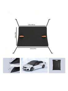 1pc Car Windshield Snow Cover, Large Thickened Design, UV & Snow Protection, Easy Installation, Suitable For Sedan And SUV, Durable & Foldable, Winter Driving Safety - Multiple Styles - View 8