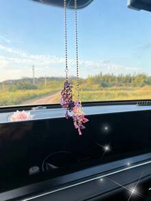 Butterfly Tassel Car Rearview Mirror Hanging Ornament, Boho Rainbow Butterfly Pendant, Auto Interior Decor Accessory, Gift For Car Lover - Various - View 12