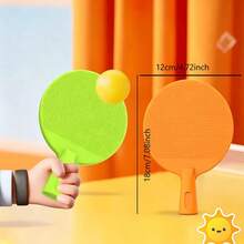 Alat Bantu Tenis Meja Gantung - Mainan Set Raket Tenis Meja Portabel untuk Anak - Termasuk Raket dan Bola - Alat Latihan Permainan Bola di Pintu untuk Orang Tua dan Anak - Perlengkapan Pemula Tenis Meja Lengkap - Cocok untuk Permainan di Dalam dan Luar Ruangan - MultiWarna - View 1