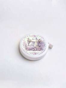 Vintage Floral Print Retractable Tape Measure, Mini Portable Soft Leather Tape Ruler Suitable For Home, Tailoring, Sewing, Office, Learning, Gift For Sewing Enthusiasts, Christmas Gift, - A - View 11