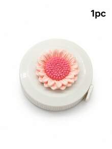 Beautiful 3D Sunflower Tape Measure, Macaron Color Floral Soft Tape Measure, 59.06 Inch Automatic Retractable Tape Measure, Sewing & Craft Tape Measure - Sunflower Tape Measure - View 12