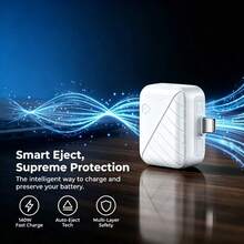 Đầu nối Type-C 140W công suất cao ngắt điện thông minh, bảo vệ chống sạc quá mức cấp vật lý AI tự động ngắt khi đầy, dùng chung cho điện thoại và máy tính bảng, phích cắm bảo vệ pin chống sạc quá mức, thiết kế cao cấp thẩm mỹ - Phiên bản cao cấp - Xem 1