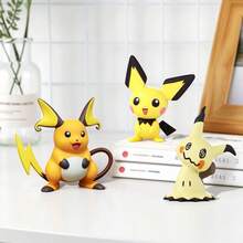 MINISO Pokémon Electric Friends Collectible Figure, Random 1 Style Sent, Cute Character Desktop Display For Home Office, Birthday Christmas Gift - Random One - View 5