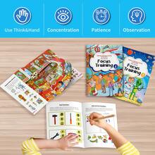Children's Books, Children's Picture Books, Focus And Attention Activity Books, Fun Brain Training Exercises, Visual Perception, Observation Skills, Attention Cultivation, Logical Thinking, Memory Games, Early Learning And Educational Activities - Children's Activity Book - View 7