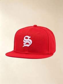 1 buah Topi Baseball Bertepi Datar dengan Bordir Huruf, Desain yang Dapat Diatur, Topi Pelindung Matahari Cocok untuk Mendaki Gunung, Perjalanan, dan Aktivitas Luar Ruangan - beraneka warna - View 7
