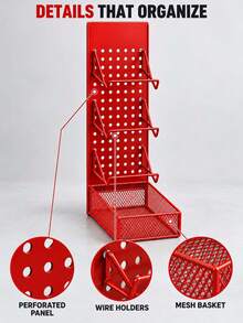 1 pieza Soporte organizador multifuncional universal para escritorio con almacenamiento de mando de juego y exhibición de auriculares, combinación personalizable - Ver 3