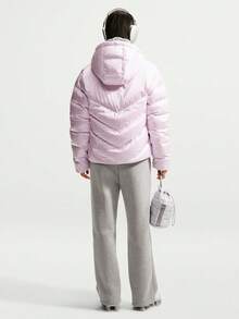 Nike Women's AS W NK STDO FLC MW MR STD OH Knit Pants IM8079-063 - Grey - View 6