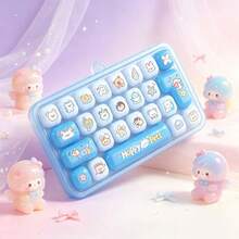 somoving Móc khóa đồ chơi bàn phím 26 phím giảm căng thẳng Crisp Sound, mặt dây chuyền bàn phím đồ chơi sáng tạo bấm ngón tay lớn - phù hợp làm quà tặng nhỏ cho tiệc lễ hội, móc khóa đồ chơi bàn phím mini 26 phím Animal Diary giảm căng thẳng, đồ chơi cảm giác nhấn clicky hình động vật hoạt hình dễ thương, charm túi đồ chơi nút bấm giảm căng thẳng cầm tay, quà tặng nhỏ giảm lo âu (họa tiết chữ ngẫu nhiên / khác biệt màu sắc là bình thường / giao ngẫu nhiên) 1 cái - Nhiều màu - Xem 3