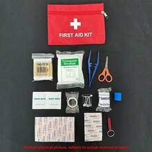 137pcs Car Travel First Aid Kit, Emergency First Aid Kit, Suitable For Hiking Camping, Small Trauma First Aid Kit, Boat Vehicle Use, Lightweight Compact Pocket First Aid Kit, Sports Outdoor Survival - View 7