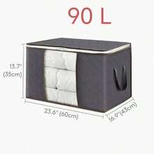 4* Large Anti Dust Clothes Storage Bag Quilt Blanket Storage Sort Home Organizer - View 3