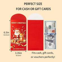 6PCS Combination Set. Christmas Red Envelope Combination Packaging Santa Claus Surprise Red Envelope Christmas Holiday Gift Party Gift Packaging Christmas Red Envelope DIY Gift Packaging Red Envelope Gift Box Santa Claus Christmas Reindeer Christmas Wreath Christmas Tree Christmas Candy Pattern Red Envelope Christmas Exquisite Gift Packaging Gift For Friends Surprise Red Envelope For Family - One Size - View 7