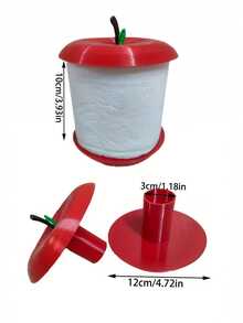 Tempat Tisu Dapur Berbentuk Apel, Stand Gulungan Tisu Dapur Apel Merah yang Lucu, Untuk Koki Rumahan dan Pengatur Dapur, Dispenser Tisu Meja, Dekorasi Dapur, Penyimpanan Meja, Aksesori Rumah Tangga Kreatif - MultiWarna - View 11