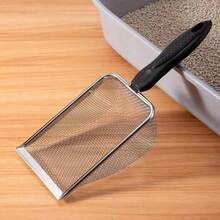 1pc Filtering Cat Litter Scoop Shovel, Efficient Sifting Pet Cleaning Tool For Cat Litter Box, Cat Kitten Supplies, Holiday Halloween Christmas Gift For Pet Owners - View 12