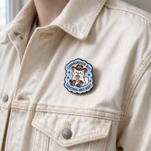 Cute Cartoon Cat Enamel Pin, "Something Ain't Right" Slogan Brooch, Cowboy Style Decor Badge For Backpack Jacket Hat, Lovely Gift For Cat Lovers - Multicolor - View 10