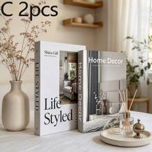 2/3pcs Home Fashion Realistic Book Decor, Luxury Decorative Books, Living Room Decor, Home Decor, Coffee Table Books, Modern Fashion Decorative Books, Stackable Display Books, Hotel Decor, Gift - Decor Book - View 14