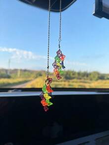 Butterfly Tassel Car Rearview Mirror Hanging Ornament, Boho Rainbow Butterfly Pendant, Auto Interior Decor Accessory, Gift For Car Lover - Various - View 8