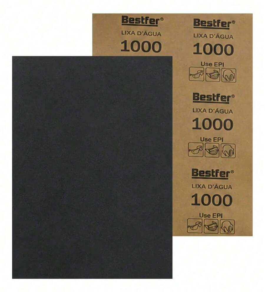 Kit 25 Lixas Dagua Grão 1000 Polimento E Acabamento Atacado - conjuntos - Visão 1
