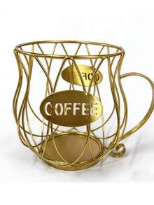 Coffee Capsule Storage Box, Unisex, Wide Mouth Countertop Space-Saving, Elegant Coffee Cup Basket, Can Store Espresso Capsules, Fruit, Suitable For Kitchen Cabinets, Office, Tea Room, Desktop Display, Thanksgiving Christmas Gift - Multicolor - View 14