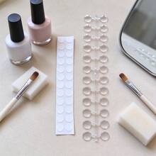 1 hạt màu sơn móng tay tròn + miếng dán hai mặt, bảng màu gel sơn móng tay cao cấp cho tiệm nail, dùng để trưng bày màu gel sơn móng, tiện lợi để so sánh và chọn số màu, dụng cụ làm móng chuyên nghiệp - trắng - Xem 6