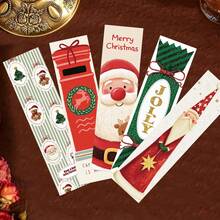 30pcs Christmas Greetings Bookmarks Reading Page Book Markers Paper Cards Creative Gift Decoration - 1 Set - View 8