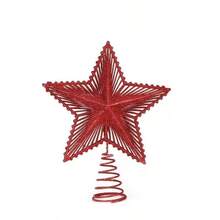 1 buah Bintang Puncak Pohon Natal Berkilau Lima Titik, Dekorasi Pohon Natal Plastik Berkilau, Ornamen Bintang Meriah untuk Pohon Natal, Dekorasi Rumah, Kantor, dan Pesta, Dekorasi Suasana Musiman yang Menarik Perhatian - MultiWarna - View 15