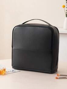 1pc Large Capacity Vertical Makeup Bag, Portable Travel Cosmetic Storage Bag, Large Capacity Waterproof Makeup Organizer Bag With Compartments - Multicolor - View 13