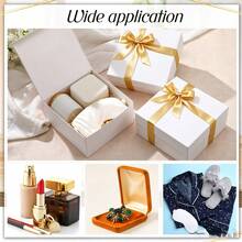 10/1pc White Cardboard Gift Box With Lid, Suitable For Bride, Bridesmaid, Proposal, Gifts, Christmas, Wedding, Graduation, Holiday, Birthday And Handmade Packaging - White - View 5