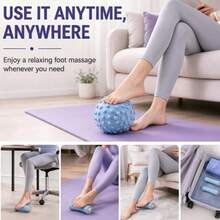 1pc Plantar Fascia Massage Roller, Designed To Relieve Foot Pain And Fascia Tension; Suitable For People Who Frequently Exercise, Practice Yoga, Dance, Run Or Wear High Heels, Especially Suitable For Use In Autumn And Winter - Multiple Styles - View 8