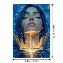 Celestial Oracle Cards, 44-Card Cosmic Guidance Deck With Moon, Stars ...