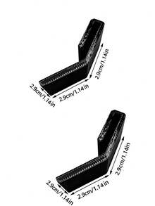 1/2pcs Rear Dash Cam Mounting Bracket, Fixed Clip Bracket, Compact Space-Saving, Easy Installation, No Adhesive Damage To Interior, Directly Clips Into Ceiling Fabric Seam, Suspends Rear Dash Cam To Record Rear Road Conditions From Rear Window, Only Suitable For Hatchback Models With This Ceiling Fabric Seam - Multicolor - View 8