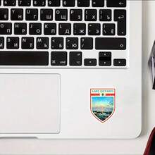 Stiker Decal Vinyl Matahari Terbenam Danau Ontario, Tahan Air, Tahan Lama, Perekat untuk Mobil dan Laptop, Emblem untuk Ontario, Kanada - Satu-Ukuran - View 4