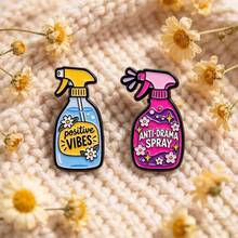 Enamel Lapel Pin Badge Brooches, Fashion Metal Decorative Pins For Backpack Bag Jacket Clothing, Perfect Gift For Men Women Best Friends - Multicolor - View 9