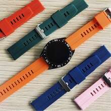 1pc Silicone Watch Band, Suitable For 20mm/22mm Watch Straps, Quick Release Replacement Wristband, Adjustable Waterproof Sports Strap, Unisex - Fenix - View 6