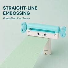 Linear 3D Pattern Embossing Machine, Handmade DIY Pattern Embossing Machine, Detachable And Replaceable Embossing Roller, No Electricity Required, ABS Material. - Single Piece - View 7