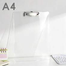 A4/A5 Transparent Loose-Leaf Binder, Clipboard With Metal Clip, Suitable For Notes, Forms, Documents And Drawings - Multicolor - View 11