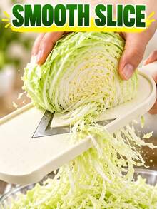 Vegetable Salad Slicer Multi-Function Grater Shredder For Men And Women Portable Kitchen Gadgets For Home Travel Camping Wedding Party Kitchen Essential Accessory Household Items For Cabbage Lettuce Purple Cabbage Cucumber - Multicolor - View 10