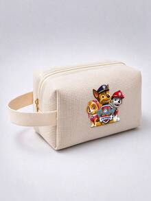 1Pc Paw Patrol Portable Travel Cosmetic Bag With Practical Handle And Large Capacity. Zipper Design For Storing Cosmetics, Skincare Products And Toiletries. Lightweight And Easy To Carry, Suitable For Daily Use, Vacations And Bathroom Storage. - Multicolor - View 13