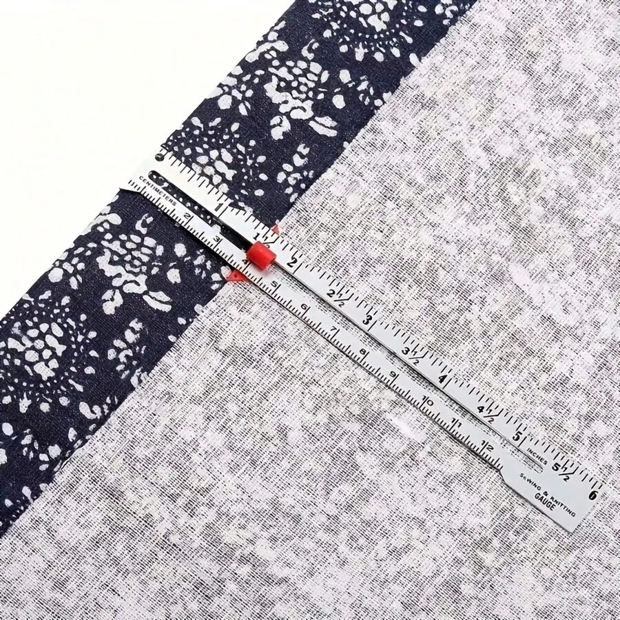 2pcs Handmade Patchwork Rulers, Sewing Measurement Tools, Metal Sliding Gauges, Designed For Precise Measurement In Fabric, Quilting And Various Sewing Tasks. Perfect For Sewing Projects, These Patchwork Rulers Help Position And Measure Button Edges And Parallel Line Distances. - Patchwork Ruler - View 1