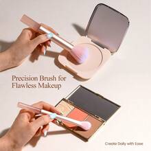 BS-MALL 16 Pcs Makeup Brushes Set Pink Portable Vegan Face Cosmetic Powder Eyeshodow Brushes Kit - Pink - View 6