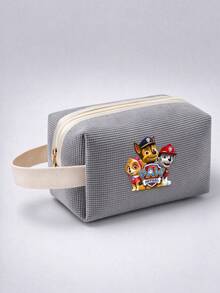 1Pc Paw Patrol Portable Travel Cosmetic Bag With Practical Handle And Large Capacity. Zipper Design For Storing Cosmetics, Skincare Products And Toiletries. Lightweight And Easy To Carry, Suitable For Daily Use, Vacations And Bathroom Storage. - Multicolor - View 11