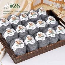 Luxury Large Bag, 15pcs, Mohair Blend Yarn, Soft And Skin-Friendly, Non-Irritating, Suitable For Knitting Sweaters, Vests, Cardigans, Hats, Shawls, Capes And More - Alpaca Horse 15-pack - View 30